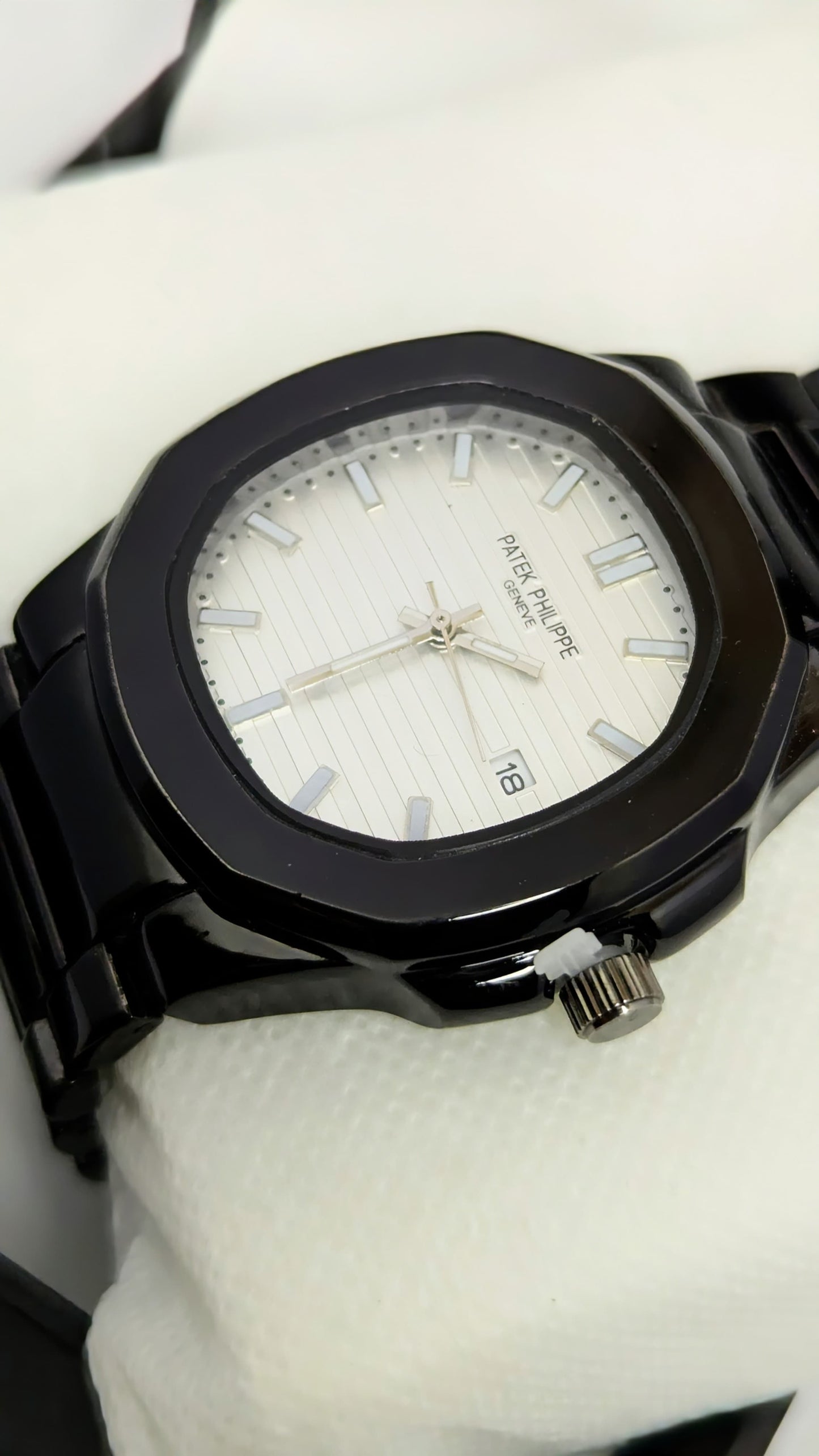PP Black with White Dial.
