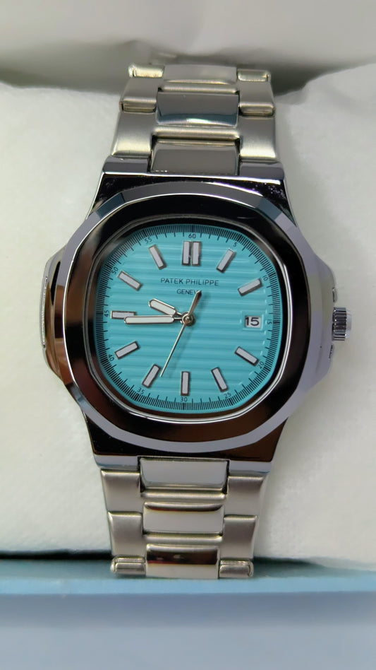 PP Silver with Tiffany Blue Dial.