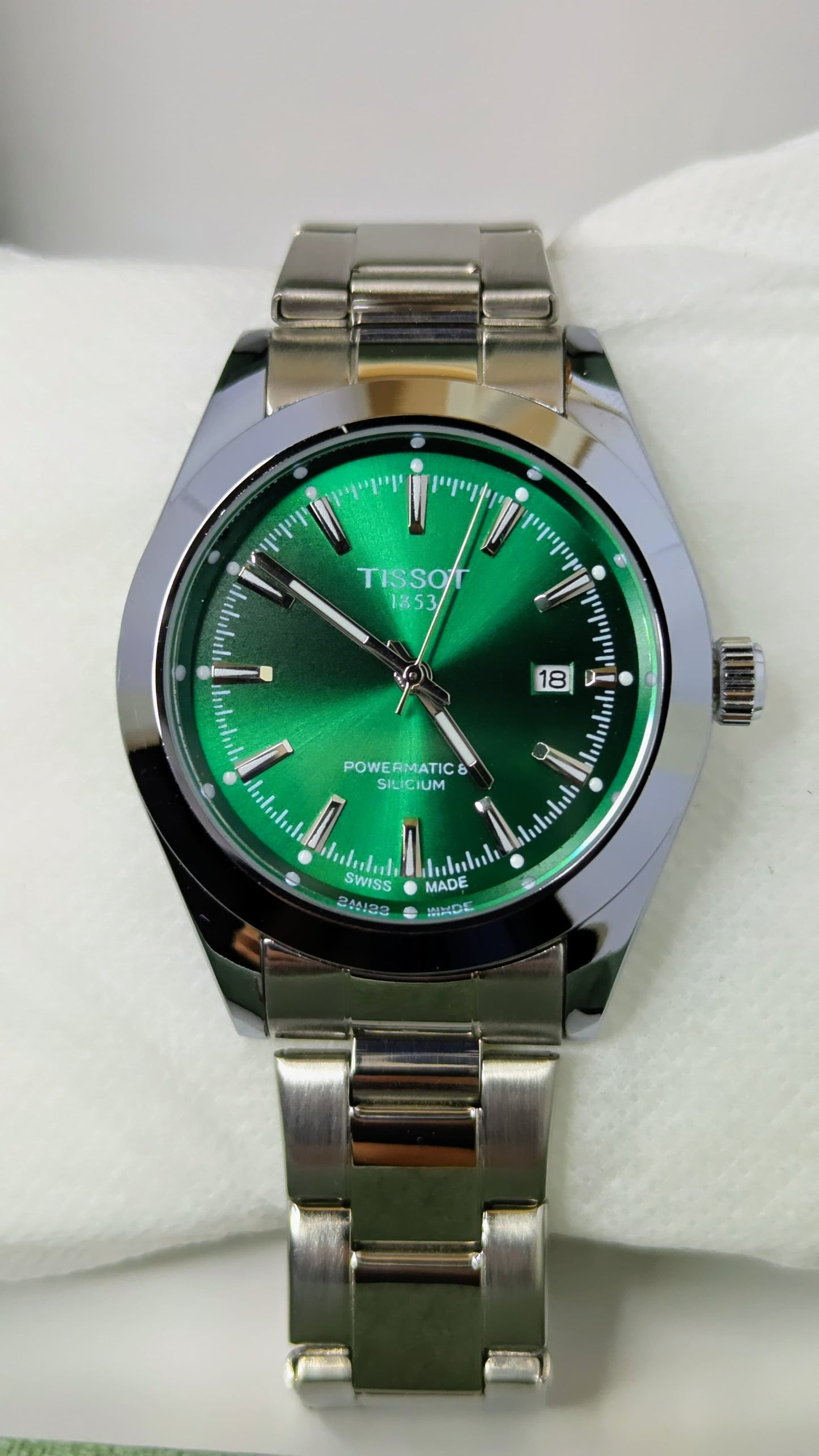 Tissot Powermatic 80 – Silver with Green Dial.