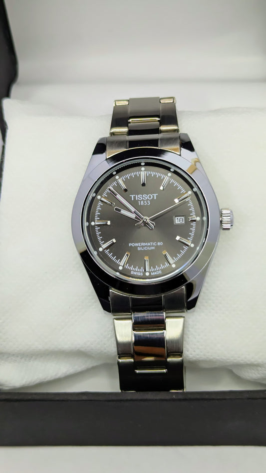 Tissot Powermatic 80 – Silver with Black Dial.