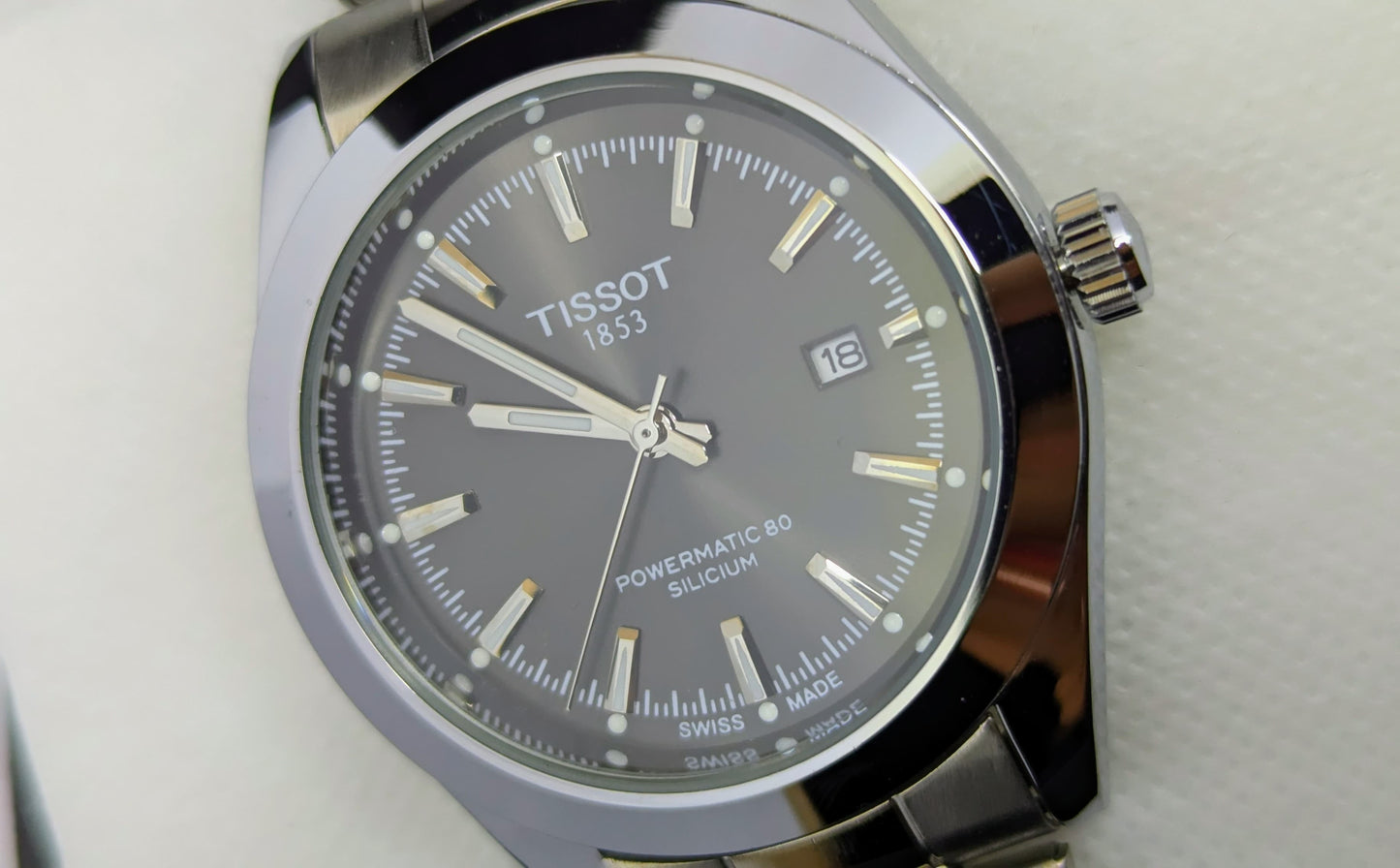 Tissot Powermatic 80 – Silver with Black Dial.