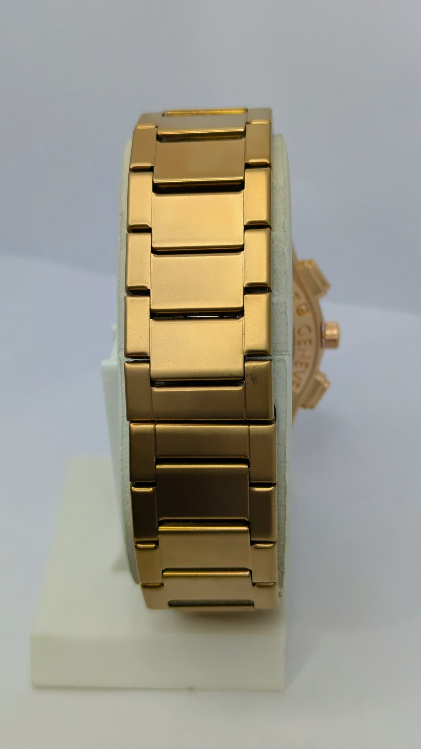 Hublot Genève – Gold with White Dial.