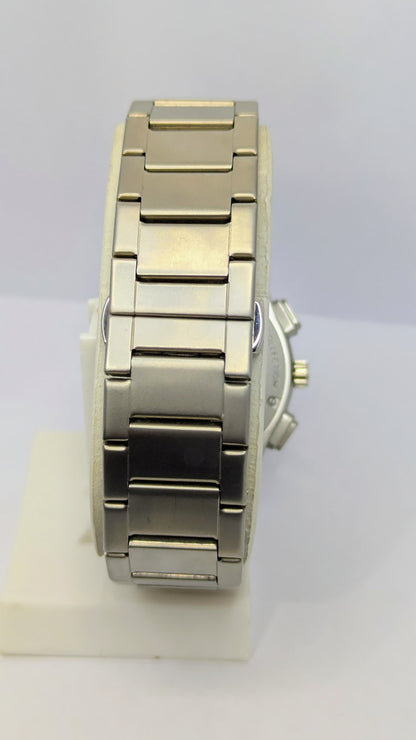 Hublot Genève – Silver with Green Dial.